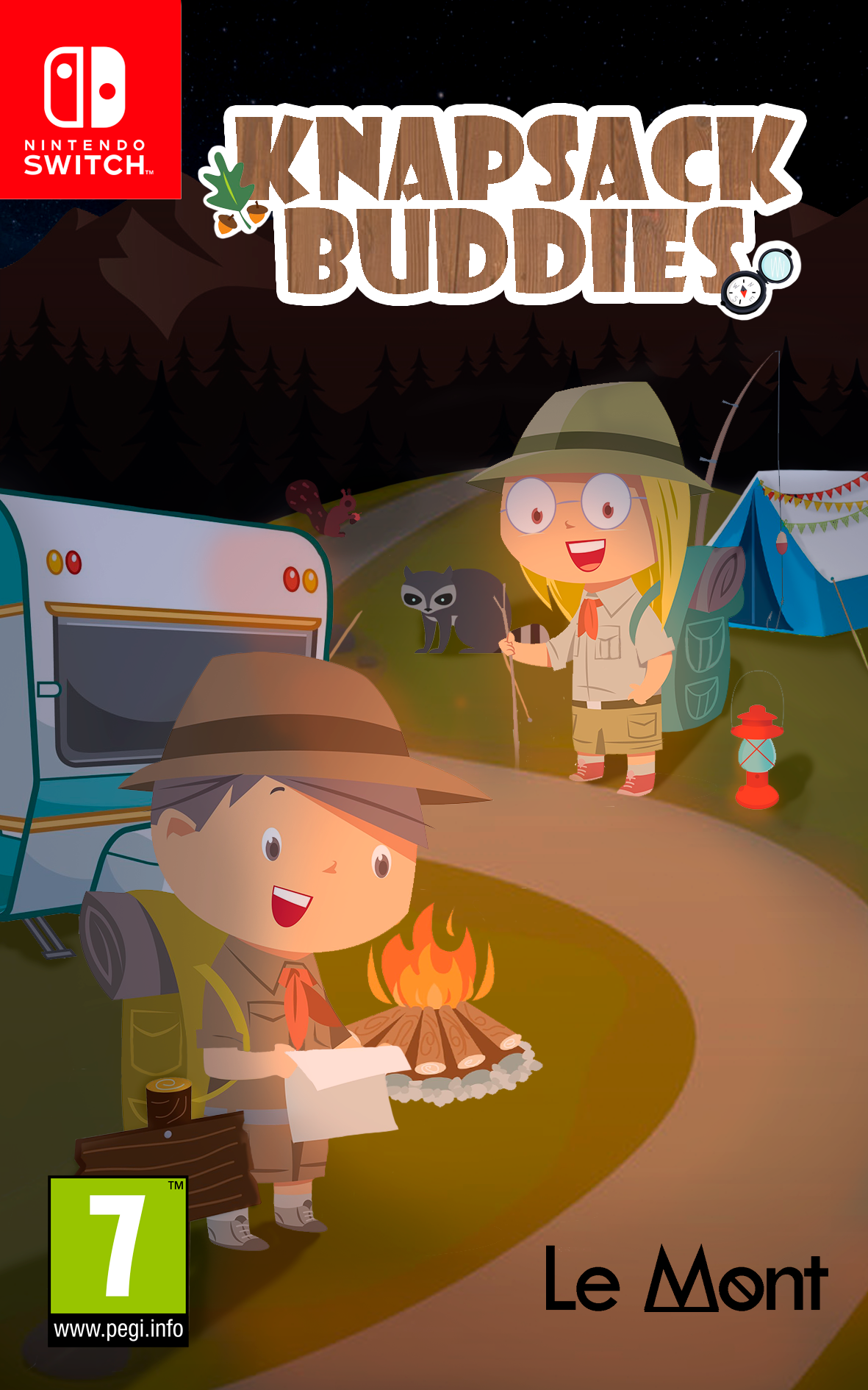 Cover image for a fictional videogame